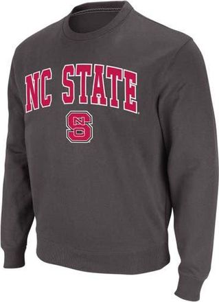 Colosseum Mens Colosseum Charcoal NC State Wolfpack Arch & Logo Crew Neck Sweatshirt at Nordstrom, Size Xxx-Large