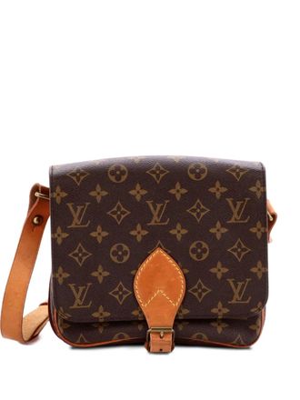 Louis Vuitton Cartouchiere Handbag Monogram Canvas MM crossbody bag - Marrone