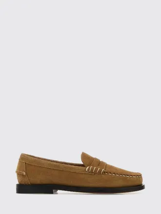 Sebago Classic Dan Suede Penny Loafers with Round Toe