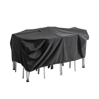 ED&Egrave;N JARD&Iacute; Funda para mesa de 170 cm gris