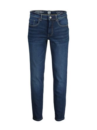 Lerros 5-Pocket-Hose LERROS CONLIN 5-Pocket Stretch-Denim, SLIM FIT, unifarben CONLIN, Herren, Gr. 32, L&auml;nge 30, blau (navy), 99% Baumwolle, 1% Elasthan, sli
