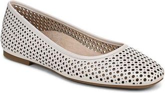 Vionic Orinda Perforated Ballet Flat in Sea Salt at Nordstrom, Size 9.5