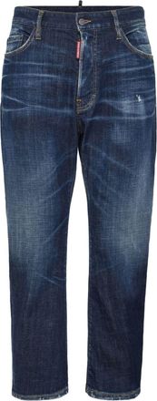Dsquared2 mid-rise straight-leg jeans - men - Cotton/Polyester/Spandex/Elastane - 48 - Blue