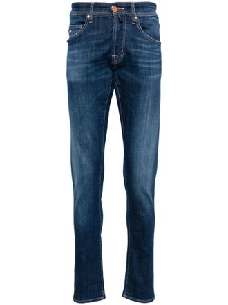 Sartoria Tramarossa slim-cut cotton jeans - Blue