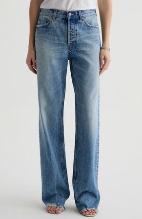AG - Adriano Goldschmied Billie Low Waist Straight Leg Jeans in Sierra Meadow at Nordstrom, Size 29