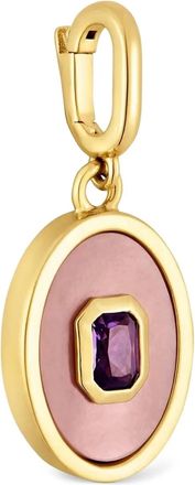 Tous Pendente ovale placcato oro