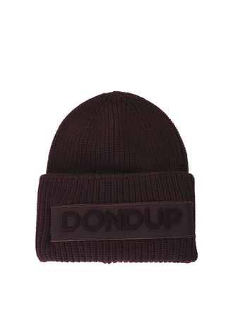 Dondup Maxi logo knitted beanie