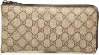 Gucci Pre-owned Gucci GG Supreme Zip Pouch Ladies 3XOPJ7BP3WJLBISC