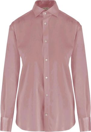 Her Shirt Ludovica Shirt - Dames - Overhemden - Roze - M - Spandex - Overhemden