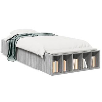 Berkfield Home Bed Frame without Mattress Grey Sonoma 90x200 cm