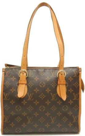 Louis Vuitton Pre-owned Tote Bags, female, Brown, Size: ONE SIZE Pre-owned Canvas Tote Bag