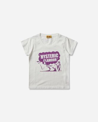 Hysteric Glamour Women s Hysteric Club Baby T-Shirt White