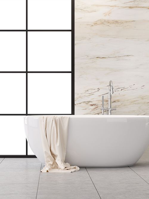 decorazione bagno minimal