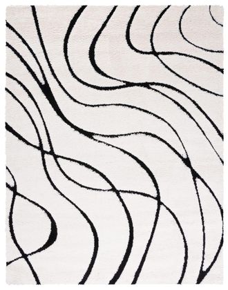 Safavieh Alfombra marfil/negro 236 x 305 cm