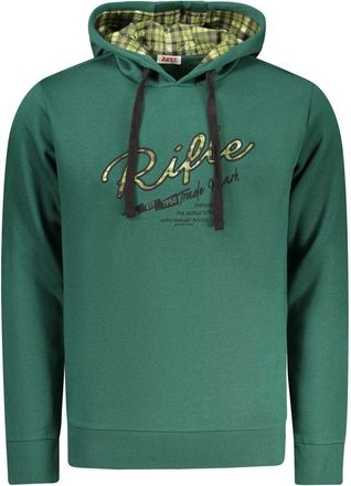 Rifle Verde Katoenen Heren Hoodie
