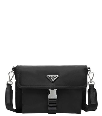 Prada Black Logo Mini Crossbody Bag