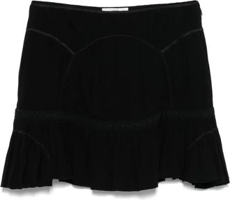 Prada Minigonna svasata anni 2000 - Nero