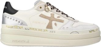 Premiata Micol 7751 Sneakers - Dames - Sneakers - Wit - 37 EU - Leer - Schoenen