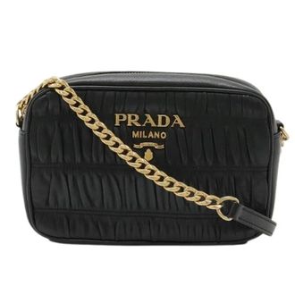 Prada Pre-owned Cross Body Bags, female, Black, Size: ONE SIZE Pre-owned Vintage Cross Body Bag