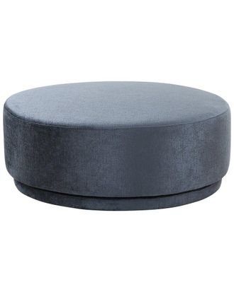 Pasargad Home Cielo Style Swivel Base Round Ottoman