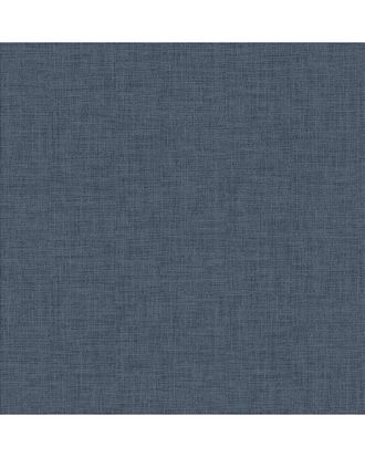 Brewster Home Fashions Advantage Wallis Indigo Faux Linen Wallpaper