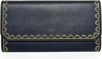 Cartier Tweedehands leren portemonnees - Dames - Vintage Accessoires - Zwart - ONE Size - Vintage
