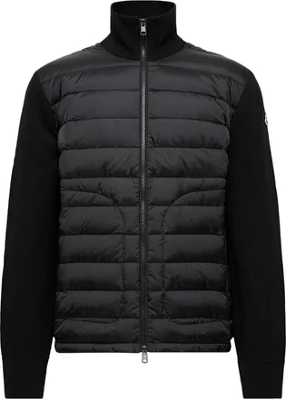 Moncler Moncler Padded Zip-up Cardigan, Men, Black, Size: 3xl