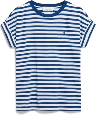 Armedangels Idaara Stripes T-Shirt für Damen | blau