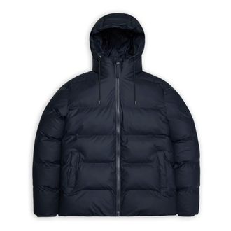 Rains Alta Puffer Jacket - Dames - Jassen - Blauw - Maat: XL Leer