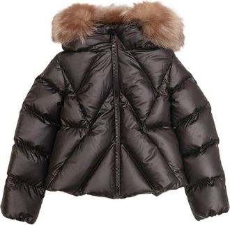 Moncler Boys Down Jacket Black Padded