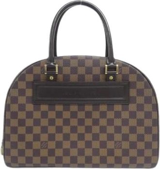 Louis Vuitton Pre-owned Handbags, female, Brown, Size: ONE SIZE Pre-owned Nolita Damier Bag