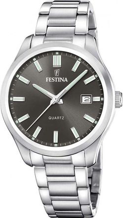 Festina F20736-5 Mens Classic Watch - Silver - One Size