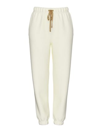 Pieces Pieces Womens Pcchilli Hw Heart Sweat Pants Joggers, White Pepper, XS