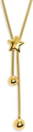 Bracha Maven Star Pendant Lariat Bolo Necklace in Gold at Nordstrom