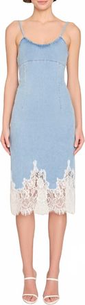 Amanda Uprichard Kenzie Dress In Sky Wash