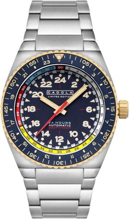 Cadola Dog Leg Automatic Blue Dial Mens Watch CD-1030-33