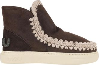 Mou Bruine Enkellaarzen voor Vrouwen - Dames - Winterlaarzen - Bruin - 36 EU - Schoenen