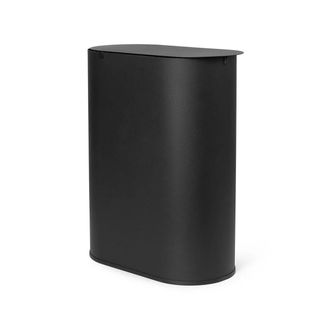 Ferm Living Enkel M&uuml;lleimer, M, schwarz