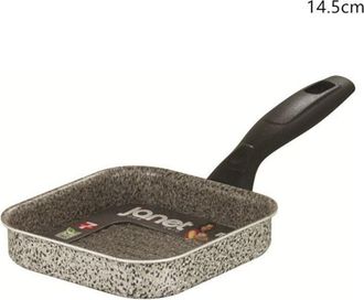 Trade Shop Trade Shop - Silla De Aluminio Cuadrada Anti-resistente A Los Rasgu&ntilde;os De 14.5 / 23.5 Cm Con Asa - -14,5 Cm