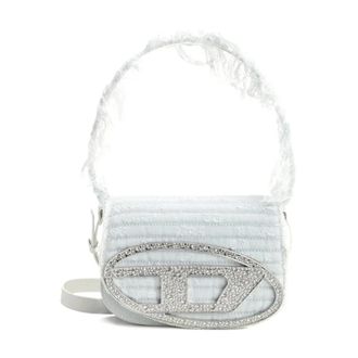 Diesel Shoulder Bags, female, White, Size: ONE SIZE 1DR Shoulder Bag