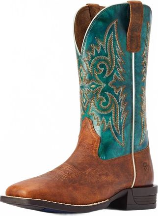 Ariat Mens Wild Thang Western Boots In Fiery Brown Crunch