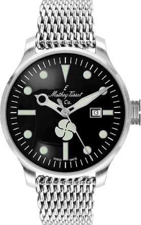 Mathey-Tissot Mens Elica Black Dial Watch