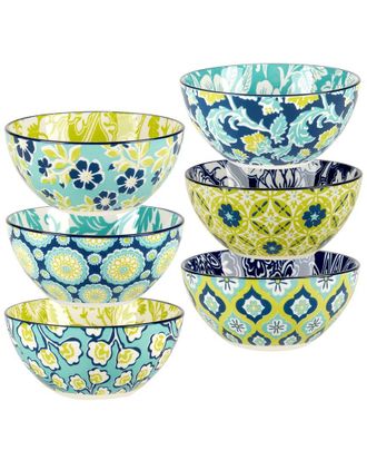 Certified International Tapestry Set Of 6 All Purpose Bowls