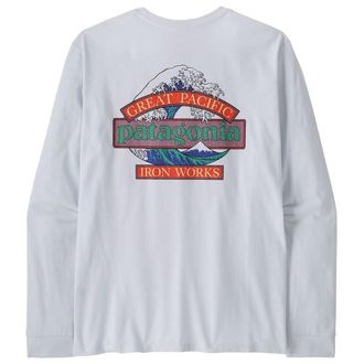 Patagonia L/S Great Waves Responsibili-Tee Longsleeve f&uuml;r Herren | grau