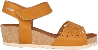 Mephisto Stijlvolle Raphaela damessandaal - Dames - Sleehakken - Bruin - 41 EU - Leer - Schoenen