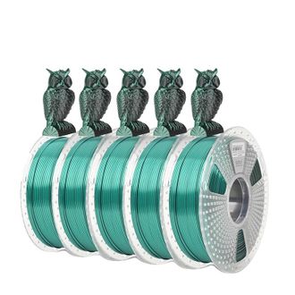 OEM Filamento Pla, 1,75 Mm De Di&aacute;metro, Alta Resistencia, Color Verde Seda Negro