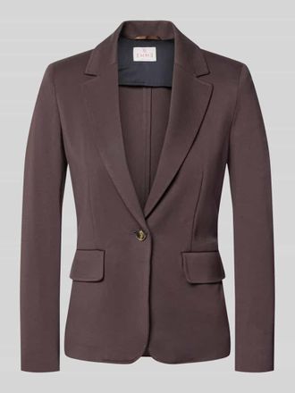 Emme Blazer aus Viskose-Mix Modell Orche in Dunkelbraun, Gr&ouml;&szlig;e XXL