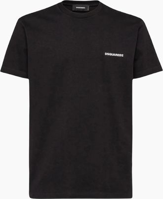 Dsquared2 Mens Dsquared2 Ceresio Map Cool Fit Black T-Shirt - Size: 36