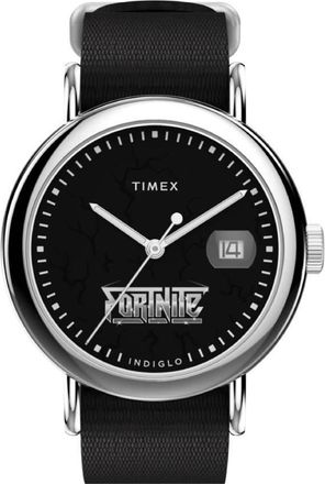 Timex X Fortnite Weekender Quartz Black Dial Watch TW2Y46400