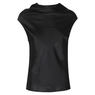 Alberta Ferretti Dames, Tops, Zwart, Maat: L